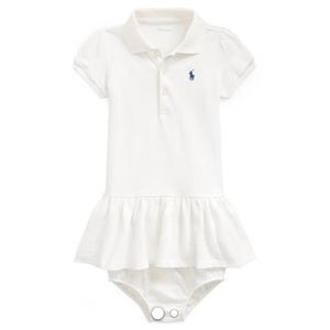 Ralph Lauren Flag Polo Dress & Bloomer - 0-3M